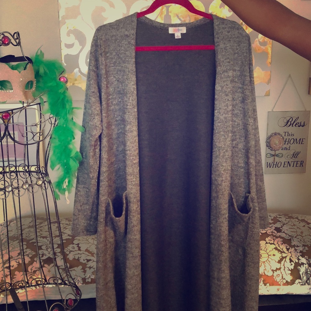LuLaRoe Sarah In Gray size L